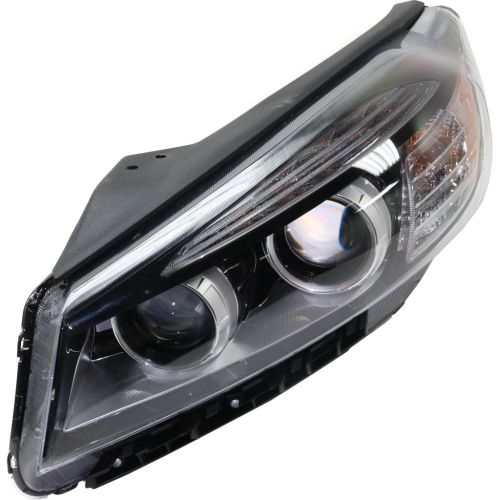 KIA SORENTO HEAD LAMP ASSEMBLY LEFT (Driver Side) (HALOGEN)(SX/LTD)(W/ JEWEL TYPE LED)**CAPA** OEM#92101C6010 2016-2018 PL#KI2502186C