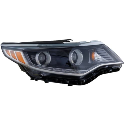 KIA OPTIMA  HEAD LAMP ASSY LEFT (Driver Side) (HALOGEN)(W/DRL)(USA) OEM#92101D5080 2016-2017 PL#KI2502197