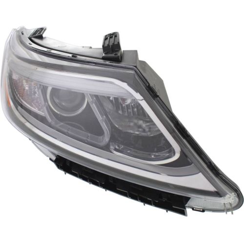 KIA SORENTO  HEAD LAMP ASSY RIGHT (Passenger Side) (HALOGEN)(LX)(WO/LED) OEM#921021U500 2014-2015 PL#KI2503164