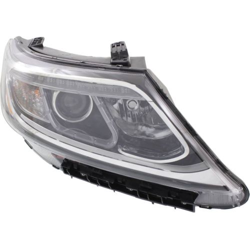 KIA SORENTO HEAD LAMP ASSEMBLY RIGHT (Passenger Side) (HALOGEN)(EX/SX)(W/ LED) **CAPA** OEM#921021U600 2014-2015 PL#KI2503165C