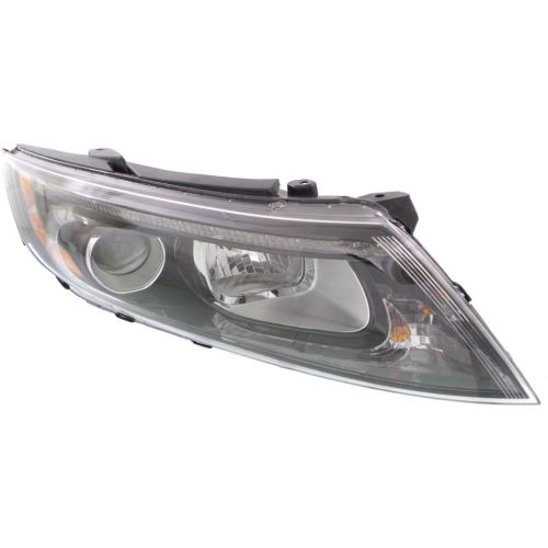 KIA OPTIMA  HEAD LAMP ASSY RIGHT (Passenger Side) ( HALOGEN)(W/ LED) OEM#921024C551 2014-2015 PL#KI2503176