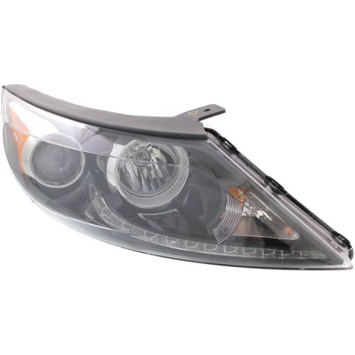 KIA SPORTAGE HEAD LAMP ASSEMBLY RIGHT (Passenger Side) (HALOGEN)(W/ LED) **CAPA** OEM#921023W720 2013-2016 PL#KI2503184C