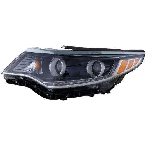 KIA OPTIMA HEAD LAMP ASSY RIGHT (Passenger Side) (HALOGEN)(W/DRL)(USA)**CAPA** OEM#92102D5080 2016-2017 PL#KI2503197C