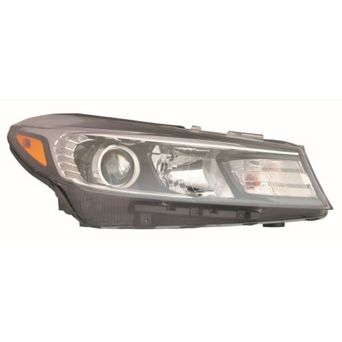 KIA FORTE SEDAN  HEAD LAMP ASSY RIGHT (Passenger Side) (HALOGEN)(W/LED POSITION LAMP) OEM#92102B0710 2017-2018 PL#KI2503207