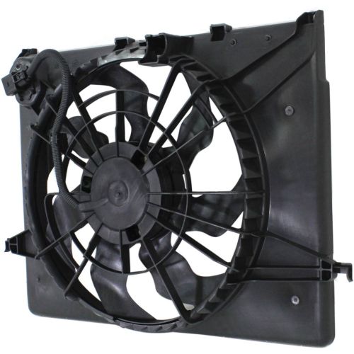 KIA OPTIMA RADIATOR & A/C FAN ASSEMBLY (2.0L)(TURBO)(SINGLE FAN) OEM#253803Q280 2011-2013 PL#KI3115135