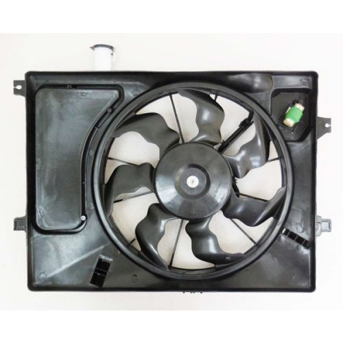 KIA FORTE KOUP COUPE RADIATOR & A/C FAN ASSEMBLY (2.0L)(SINGLE FAN) OEM#25380A6200 2016 PL#KI3115155