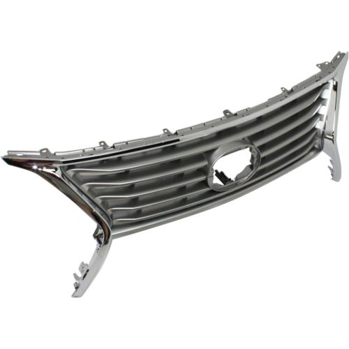 LEXUS RX 450h GRILLE ASSEMBLY CHR/SILVER (WO/SPORT PKG)(EXC F SPORT) **CAPA** OEM#531010E140- 2013-2015 PL#LX1200144C
