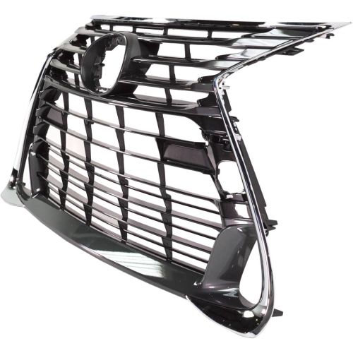 LEXUS GS 350/200t GRILLE ASSEMBLY PTD-DARK GRAY (W/CHR MLDG)(WO/SENSOR)(WO/F SPORT) OEM#5310130860 2016-2020 PL#LX1200188