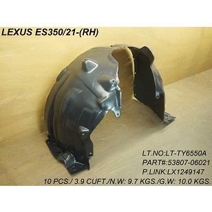 2021-2025 LEXUS Fender inner panel Right Passenger Side CAPA OEM# 5380706021 PL# LX1249154C