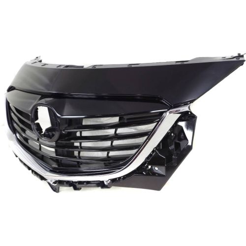 MAZDA CX-9 GRILLE ASSEMBLY CHR/BLK W/UPPER PTD MOLDING OEM#TK2150710DPZ 2013-2015 PL#MA1200191