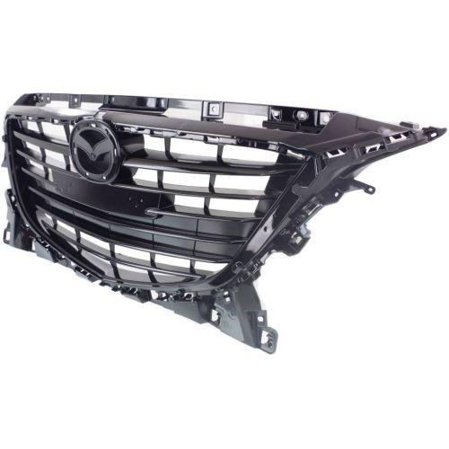 MAZDA MAZDA3 GRILLE GLOSS BLACK (WO/ADAPTIVE CRUISE) OEM#BJE150712B 2014-2016 PL#MA1200196