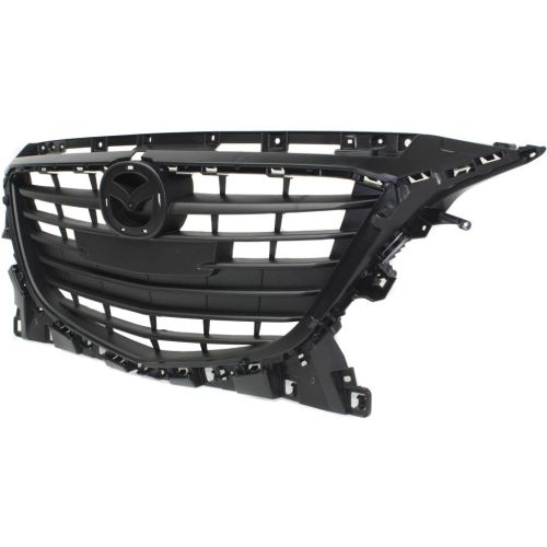 MAZDA MAZDA3 GRILLE FLAT BLACK OEM#BJS750712 2014-2016 PL#MA1200197