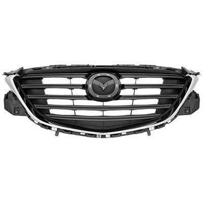 MAZDA CX-9  GRILLE ASSY BLACK W/CHROME OUTER MLDG OEM#TK4850710G 2016-2020 PL#MA1200210
