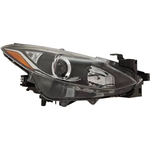 MAZDA MAZDA3 HEAD LAMP ASSEMBLY RIGHT (Passenger Side) (HALOGEN) OEM#BPW1510K0 2014-2016 PL#MA2503144