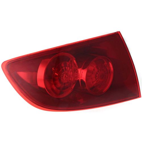 MAZDA MAZDA3 TAIL LAMP ASSEMBLY LEFT (Driver Side) (SEDAN)(W/RED LENS)(STD TYPE) OEM#BN8P51160E 2004-2006 PL#MA2800119