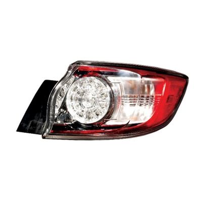 MAZDA MAZDA3 TAIL LAMP ASSEMBLY RIGHT (Passenger Side)(HATCHBACK)(W/ LED TYPE) OEM#BBN851150D 2010-2013 PL#MA2801148