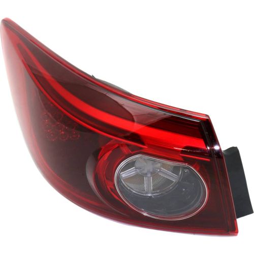 MAZDA MAZDA3  TAIL LAMP ASSY LEFT (Driver Side) (SD)(W/ LED)(SMOKE) OEM#BHN251160E 2014 PL#MA2804114