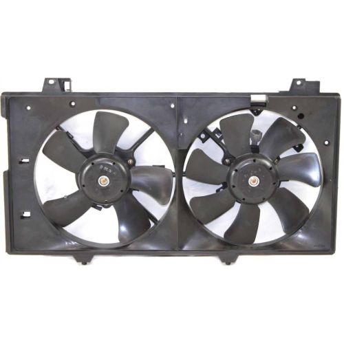 MAZDA MAZDA6  RADIATOR & A/C FAN ASSY (2.3L)(W/O TURBO)(DUAL FAN) OEM#L32115025L 2003-2008 PL#MA3115127
