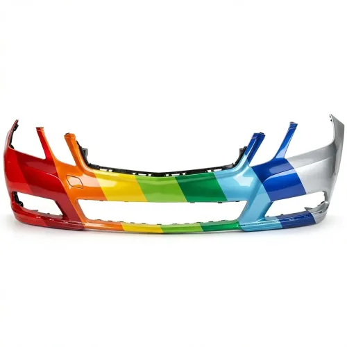 MERCEDES-BENZ E-CLASS HYBRID (E400) FRONT BUMPER COVER PRIMED (WO/AMG)(W/CHR MLDG)(WO/WASHER)(WO/SENSOR) OEM#21288012409999 2013 PL#MB1000309