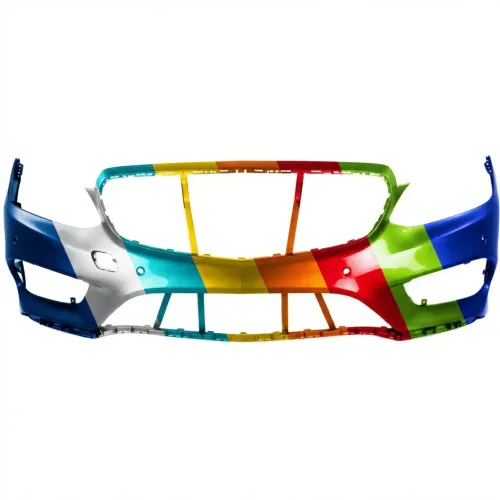 MERCEDES-BENZ E-CLASS HYBRID (E400) FRONT BUMPER COVER PRIMED (W/INSERT)(W/SENSOR)(W/AMG)(EXC E63)**CAPA** OEM#21288527389999 2014-2015 PL#MB1000411C