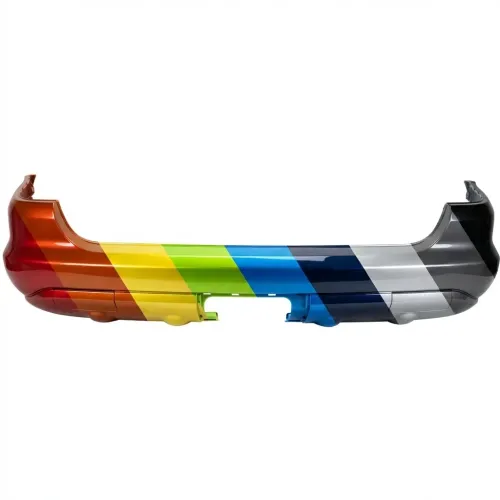 MERCEDES-BENZ ML-CLASS (163) REAR BUMPER COVER PRIMED (W/RECT FOG)(WO/SENSOR) OEM#1638807071 2002-2005 PL#MB1100167