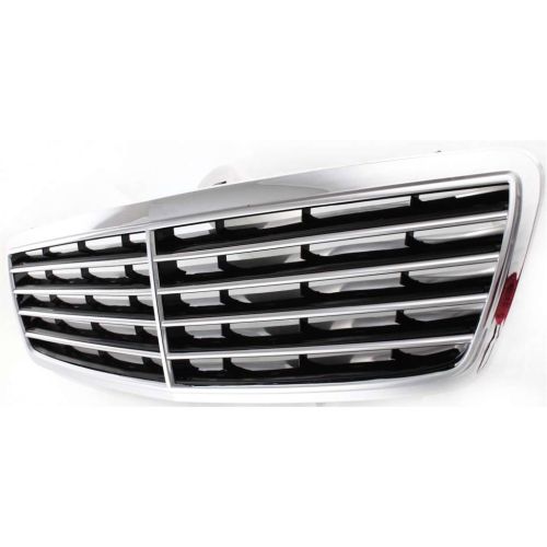 MERCEDES-BENZ E-CLASS (210)  (SEDAN /WAGON ) GRILLE ASSY (WG & SD W/ Advantage PKG) OEM#21088006839040 2000-2003 PL#MB1200116