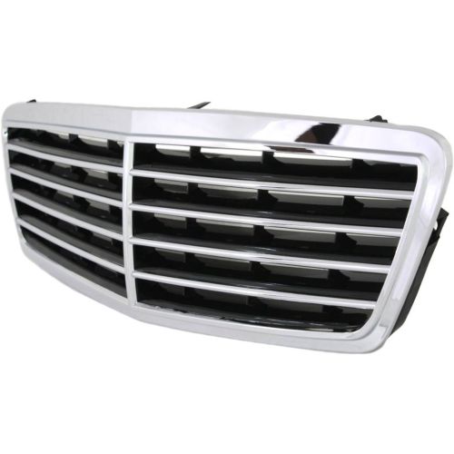 MERCEDES-BENZ C-CLASS SEDAN/WAGON (203) GRILLE CHROME/BLACK(01-04SD/02-05WG)(EXC.CLASSIC PKG) OEM#20388002239040 2001-2005 PL#MB1200117