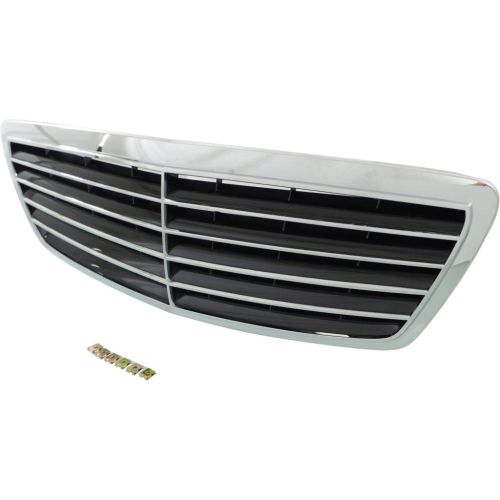 MERCEDES-BENZ S-CLASS SEDAN (220) GRILLE CHROME/BLACK (W/O Proximity Cruise Control) OEM#22088005839040 2003-2006 PL#MB1200124