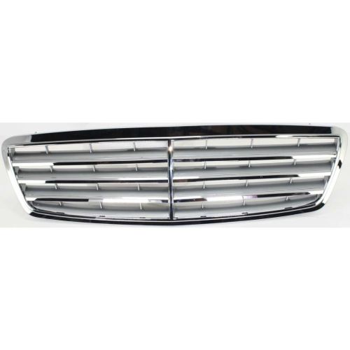 MERCEDES-BENZ C-CLASS SEDAN/WAGON (203) GRILLE CHROME/GRAY (Avantgarde/Elegance Pkg) OEM#20388002237246 2005-2007 PL#MB1200144