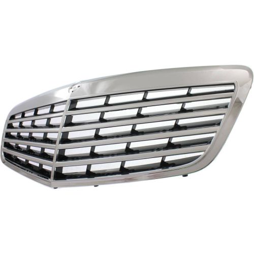 MERCEDES-BENZ S-CLASS S400 SEDAN HYBRID (221) GRILLE CHR/BLK (WO/Distronic Cruise Control) OEM#22188004839040 2010-2013 PL#MB1200156
