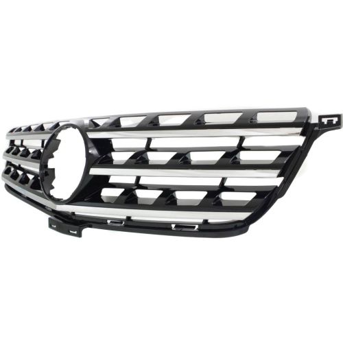 MERCEDES-BENZ ML-CLASS (166) GRILLE ASSEMBLY CHR/BLK WO/EMBLEM OEM#16688009859040 2012-2015 PL#MB1200162