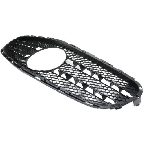 MERCEDES-BENZ E-CLASS WAGON (212) GRILLE BLACK (W/CENTER GRILLE EMBLEM)(WO/CAMERA)(EXC E63) OEM#2128851400 2014-2016 PL#MB1200163