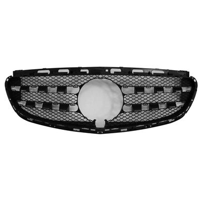MERCEDES-BENZ E-CLASS WAGON (212) GRILLE BLACK (W/CENTER GRILLE EMBLEM)(W/ CAMERA)(EXC E63) OEM#2128851500 2014-2016 PL#MB1200173