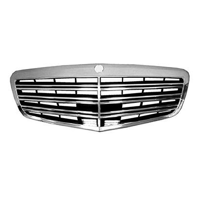 MERCEDES-BENZ S-CLASS SEDAN (221) (EXC S400 HYBRID) GRILLE CHR/BLK (W/Distronic Cruise Control) OEM#22188006839040 2010-2013 PL#MB1200180