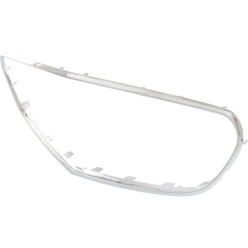 MERCEDES-BENZ E-CLASS WAGON (212) GRILLE FRAME MOLDING CHROME (W/CENTER GRILLE EMBLEM)(EXC E63) OEM#2128852574 2014-2016 PL#MB1202104