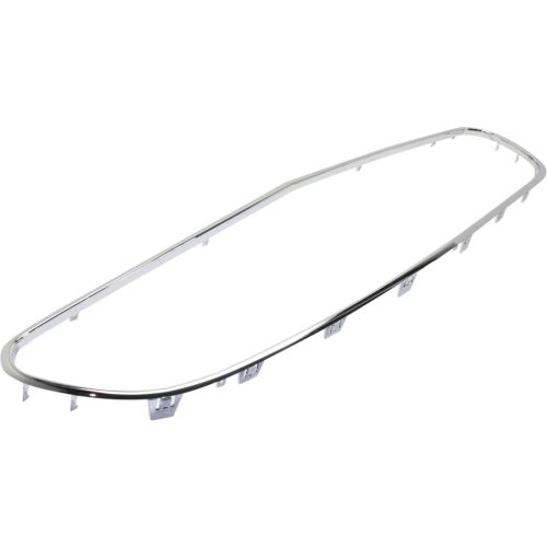MERCEDES-BENZ E-CLASS HYBRID (E400) GRILLE FRAME MOLDING CHROME (W/CENTER GRILLE EMBLEM)**CAPA** OEM#2128852574 2014-2015 PL#MB1202104C
