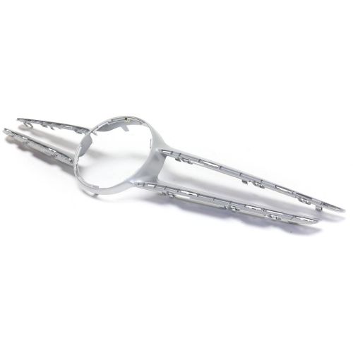MERCEDES-BENZ C-CLASS SEDAN GRILLE CENTER MOLDING SILVER (C300 BASE)(W/DISTRONIC CRUISE)(WO/SURROUND VIEW) OEM#2058880160 2015-2018 PL#MB1210115