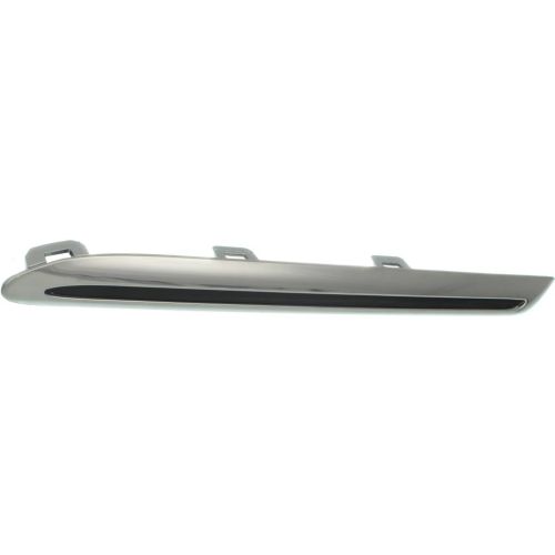 MERCEDES-BENZ E-CLASS WAGON (213) GRILLE MOLDING INSERT LOWER LEFT (Driver Side) CHROME (E400)(WO/LUXURY PKG) OEM#213888037364 2017-2020 PL#MB1214105