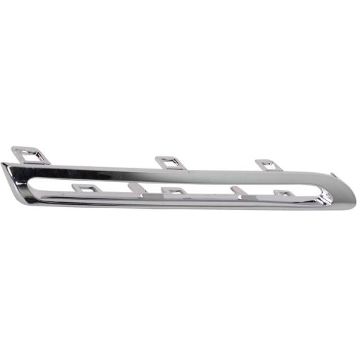 MERCEDES-BENZ GLC-CLASS GRILLE MOLDING TRIM LOWER CHROME RIGHT (Passenger Side) (GLC 300) OEM#2538880485 2016-2019 PL#MB1215106