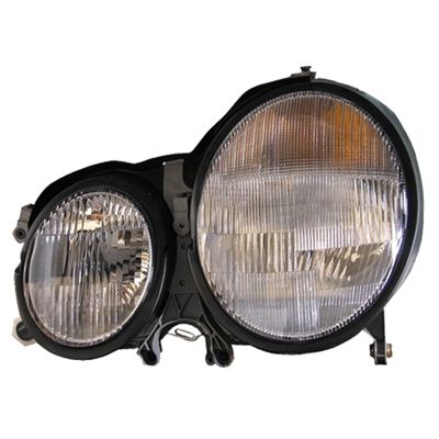 MERCEDES-BENZ E-CLASS (210) (SEDAN 00-02/WAGON ) HEAD LAMP ASSEMBLY LEFT (Driver Side) (HALOGEN) OEM#2108203761 2000-2003 PL#MB2502105