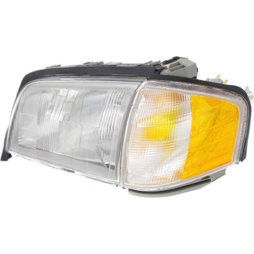 MERCEDES-BENZ C-CLASS (202) HEAD LAMP ASSEMBLY LEFT (Driver Side) (HALOGEN)(W/CORNER LAMP) OEM#2028202761 1997-2000 PL#MB2502106