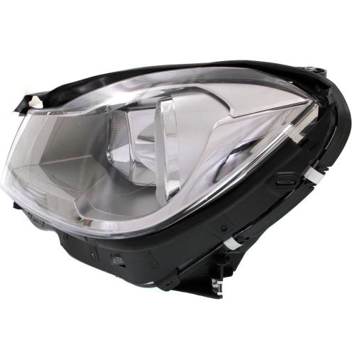 MERCEDES-BENZ C-CLASS SEDAN (204)  HEAD LAMP ASSY LEFT (Driver Side) (HALOGEN)(CHROME BEZEL) OEM#2048205359 2012-2014 PL#MB2502187