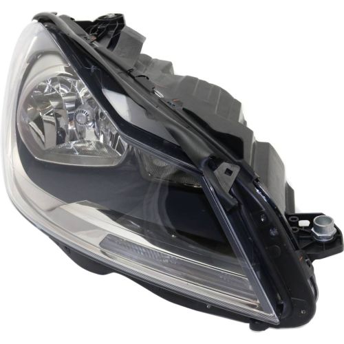 MERCEDES-BENZ C-CLASS COUPE (204) HEAD LAMP ASSEMBLY RIGHT (Passenger Side) (HALOGEN)(BLK BEZEL) **CAPA** OEM#2048200039 2012-2015 PL#MB2503186C