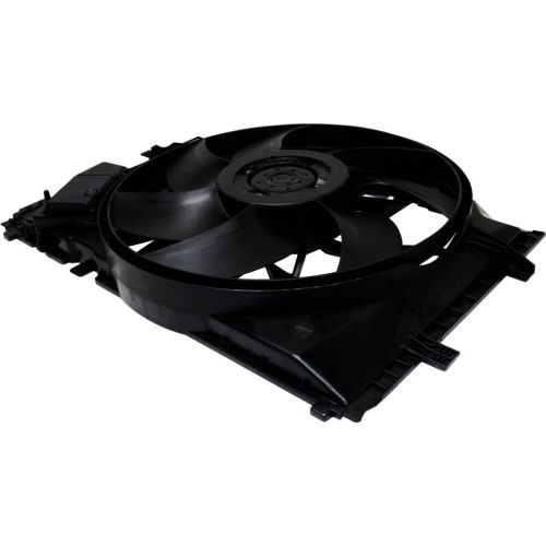 MERCEDES-BENZ C-CLASS SEDAN/WAGON (203) RADIATOR & A/C FAN ASSY (W/MODULE)(SINGLE FAN) OEM#203500029328 2001-2006 PL#MB3000102