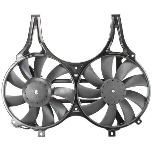 MERCEDES-BENZ E-CLASS (210)  (SEDAN /WAGON ) RADIATOR & A/C FAN ASSY OUTER (E430/E55)(DUAL FAN)(W/O SHROUD) OEM#0015003893 2000-2002 PL#MB3115109