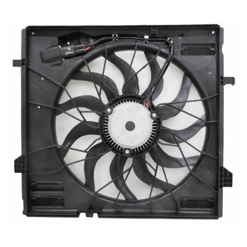 MERCEDES-BENZ ML-CLASS (166) RADIATOR & A/C FAN ASSEMBLY (W/TOWING HITCH)(SINGLE FAN) OEM#0999064000 2012-2015 PL#MB3115127