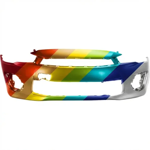 MITSUBISHI LANCER FRONT BUMPER COVER PRIMED OEM#6400H438 2016-2017 PL#MI1000342