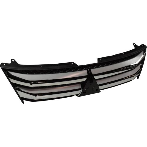 MITSUBISHI ECLIPSE CROSS GRILLE BLACK W/CHROME/SILVER MLDG OEM#7450B505 2018-2020 PL#MI1200272