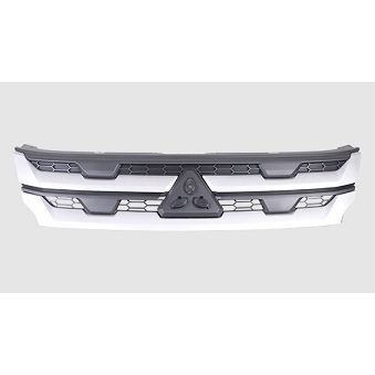 MITSUBISHI OUTLANDER SPORT  (5 SEATER) GRILLE BLACK W/SILVER MLDG OEM#7450B399 2020-2024 PL#MI1200279