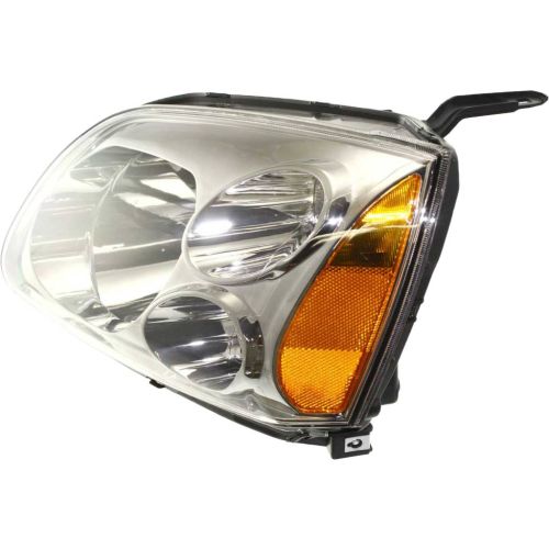 MITSUBISHI GALANT  HEAD LAMP ASSY LEFT (Driver Side) CHROME BEZEL**CAPA** OEM#MR991161 2004-2008 PL#MI2502127C